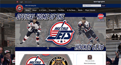 Desktop Screenshot of metrojetshockey.com